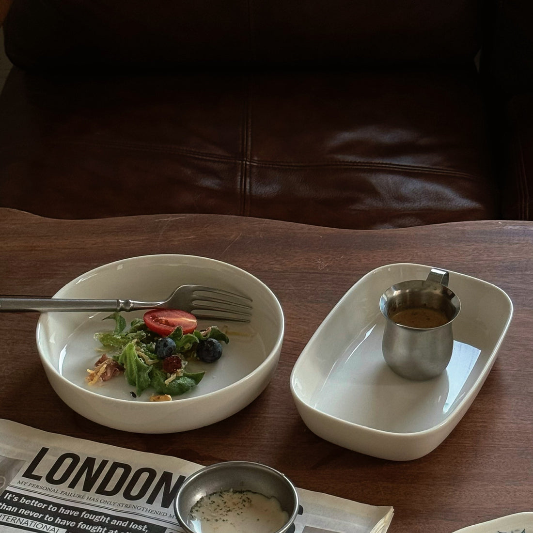 Korean Style Ceramic Plates - Breakfast Salad Dessert Serving Dishes